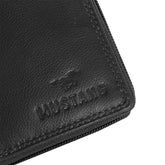 Skórzany Portfel Uniwersalny Mustang Udine Wallet Black 06.102100